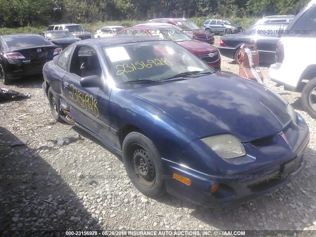 1G2JB124327346000 - 2002 PONTIAC SUNFIRE SE BLUE photo 1