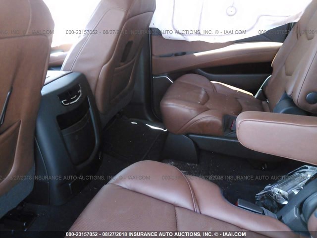 1GYS4HKJ6JR191089 - 2018 CADILLAC ESCALADE ESV LUXURY BLACK photo 8