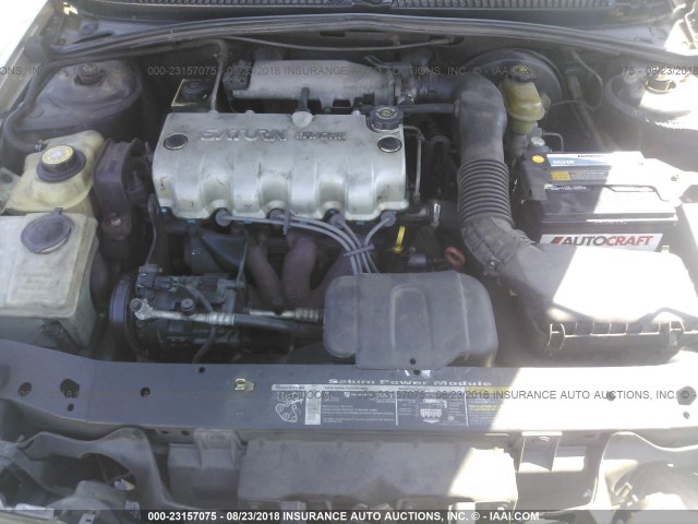 1G8ZH5287VZ299855 - 1997 SATURN SL1 TAN photo 10