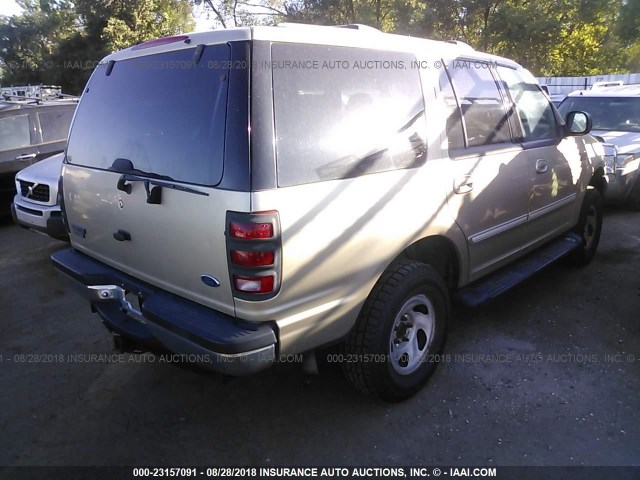 1FMRU1660YLB86030 - 2000 FORD EXPEDITION XLT GOLD photo 4