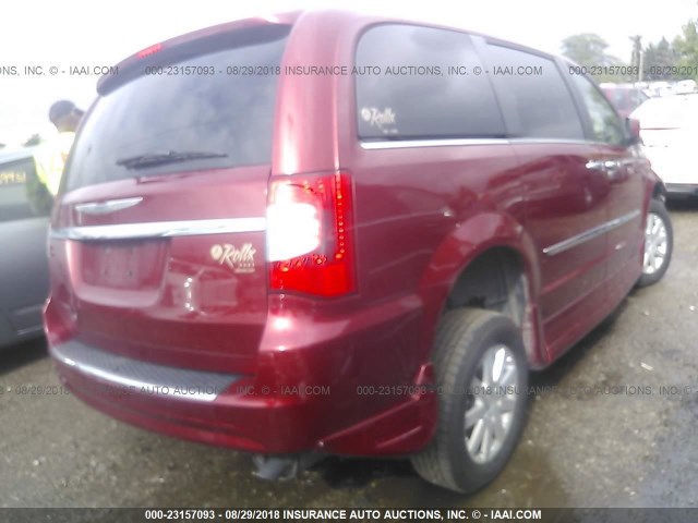 2C4RC1BG7FR505840 - 2015 CHRYSLER TOWN & COUNTRY TOURING MAROON photo 4