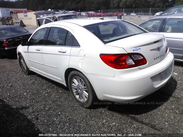 1C3LC46K37N689361 - 2007 CHRYSLER SEBRING WHITE photo 3