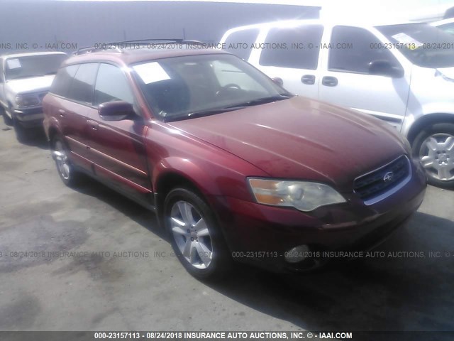 4S4BP85C364305415 - 2006 SUBARU LEGACY OUTBACK 3.0R VDC LIMITED RED photo 1