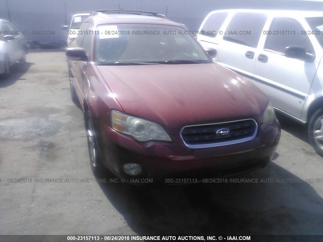 4S4BP85C364305415 - 2006 SUBARU LEGACY OUTBACK 3.0R VDC LIMITED RED photo 6