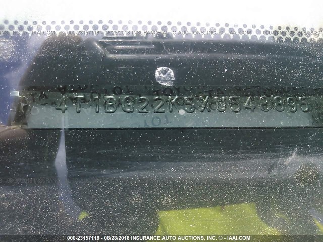 4T1BG22K5XU548895 - 1999 TOYOTA CAMRY CE/LE/XLE 棕色 照片 9