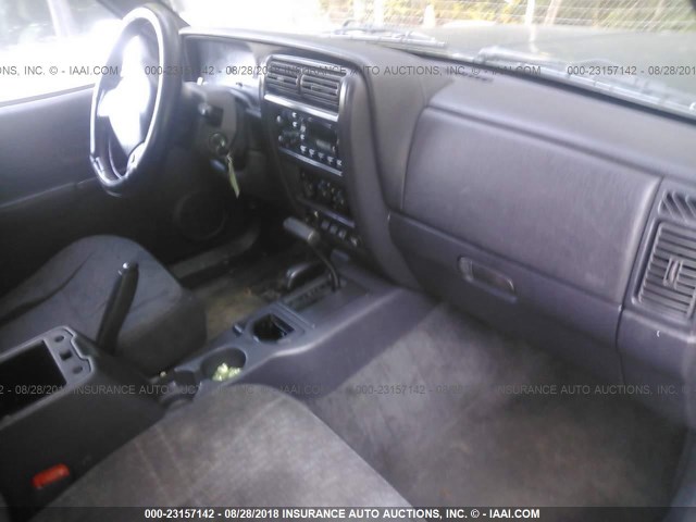 1J4FF68S9XL655391 - 1999 JEEP CHEROKEE SPORT/CLASSIC მწვანე ფოტო 5