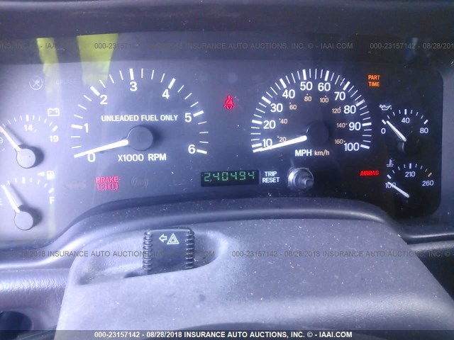 1J4FF68S9XL655391 - 1999 JEEP CHEROKEE SPORT/CLASSIC მწვანე ფოტო 7