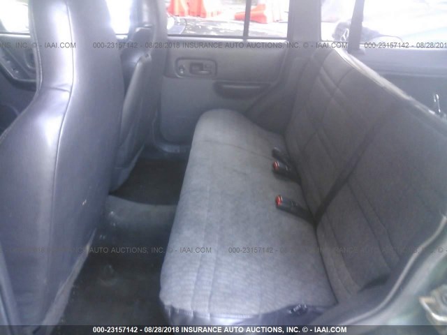 1J4FF68S9XL655391 - 1999 JEEP CHEROKEE SPORT/CLASSIC მწვანე ფოტო 8