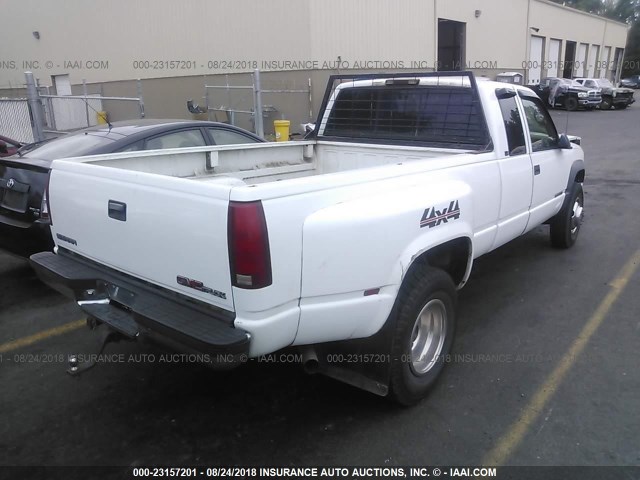 1GTHK39J0TE535752 - 1996 GMC SIERRA K3500 WHITE photo 4