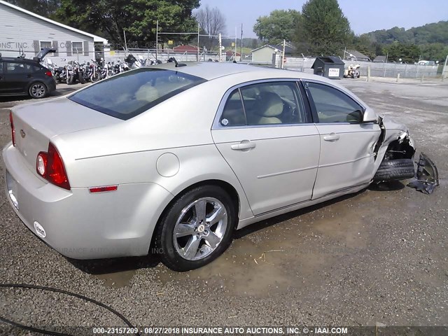 1G1ZD5EB1AF149818 - 2010 CHEVROLET MALIBU 2LT GOLD photo 4