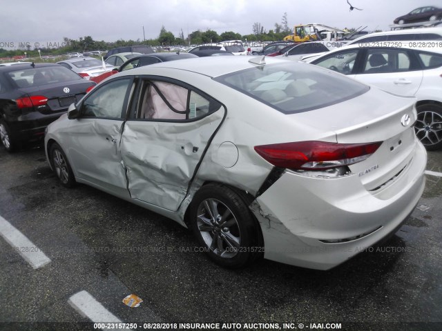 5NPD84LF4HH071850 - 2017 HYUNDAI ELANTRA SE/VALUE/LIMITED Champagne photo 3