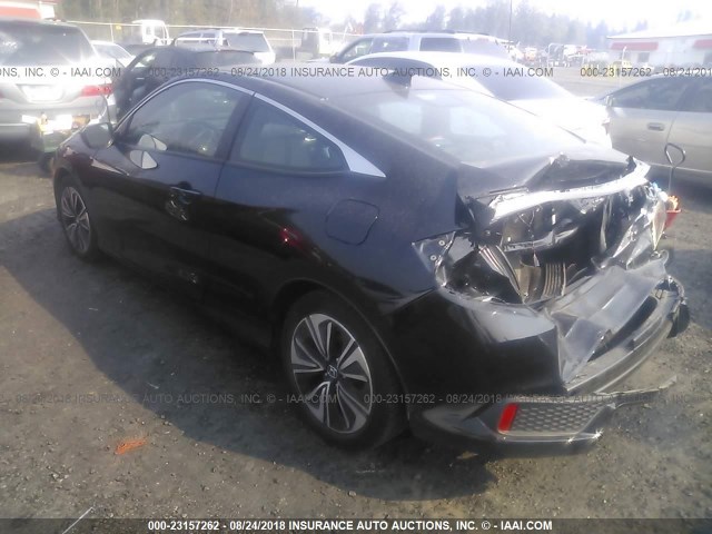 2HGFC3B74HH362676 - 2017 HONDA CIVIC EXL 黑色 照片 3