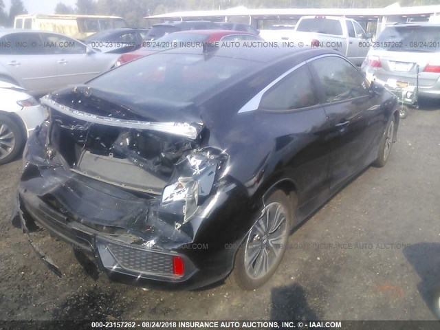 2HGFC3B74HH362676 - 2017 HONDA CIVIC EXL BLACK photo 4