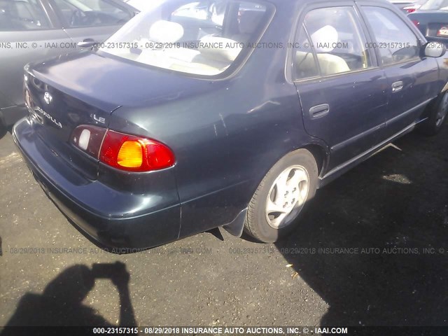 1NXBR12EXXZ166764 - 1999 TOYOTA COROLLA VE/CE/LE 绿色 照片 4