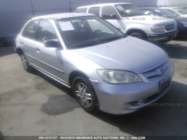 2HGES16395H509841 - 2005 HONDA CIVIC DX VP 银色 照片 1