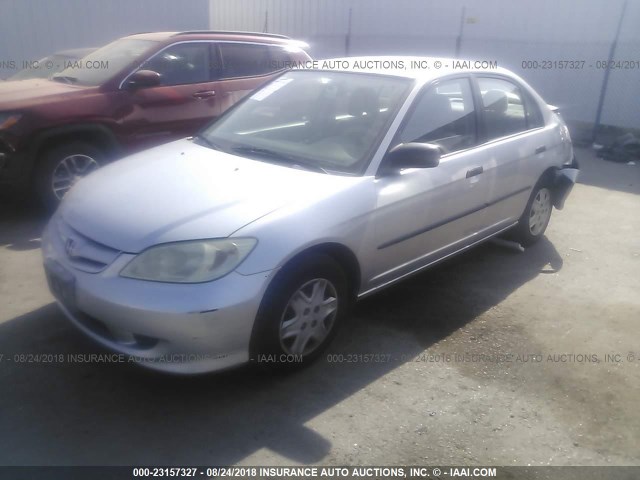 2HGES16395H509841 - 2005 HONDA CIVIC DX VP 银色 照片 2