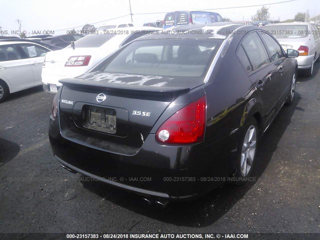 1N4BA41E77C834272 - 2007 NISSAN MAXIMA SE/SL BLACK photo 4