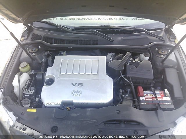 4T1BK46K07U014496 - 2007 TOYOTA CAMRY NEW GENERAT LE/XLE/SE GRAY photo 10