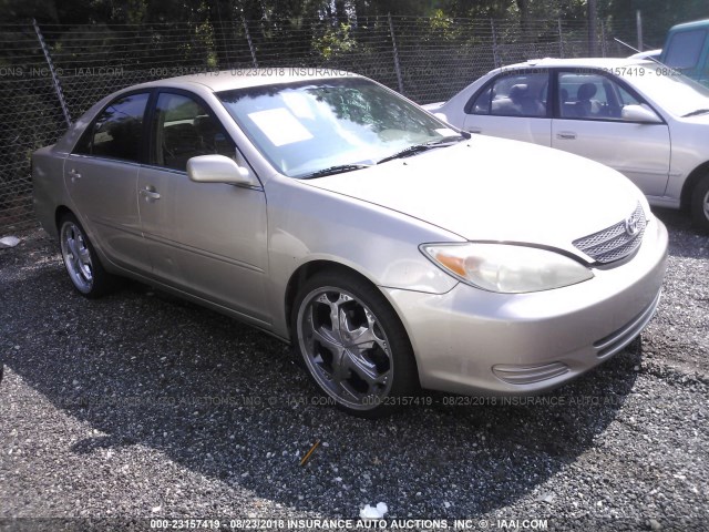 4T1BE32K73U700259 - 2003 TOYOTA CAMRY LE/XLE/SE Qızıl foto 1