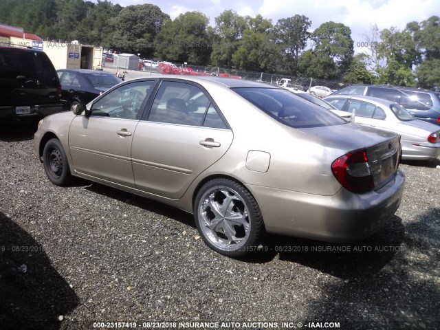 4T1BE32K73U700259 - 2003 TOYOTA CAMRY LE/XLE/SE Qızıl foto 3
