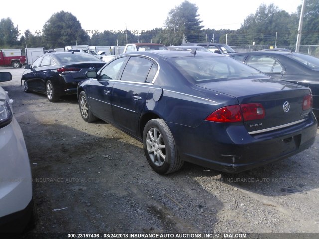 1G4HD57278U195879 - 2008 BUICK LUCERNE CXL Dark Blue photo 3