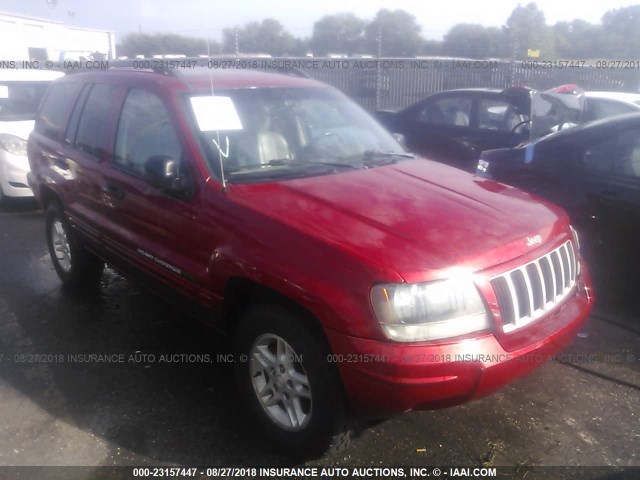 1J4GW48S24C192093 - 2004 JEEP GRAND CHEROKEE LAREDO/COLUMBIA/FREEDOM 红色 照片 1