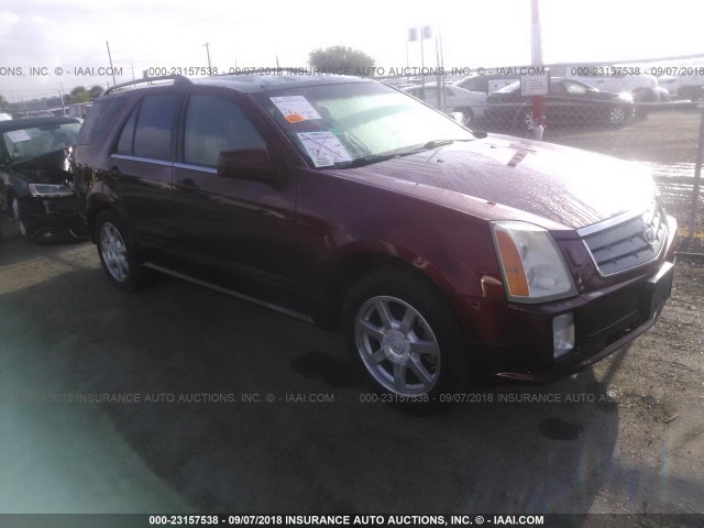 1GYEE637250148560 - 2005 CADILLAC SRX RED photo 1