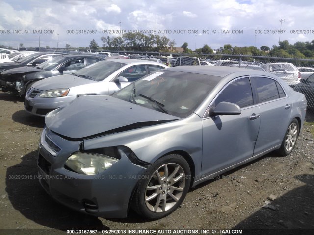 1G1ZK57BX9F177888 - 2009 CHEVROLET MALIBU LTZ 蓝色 照片 2