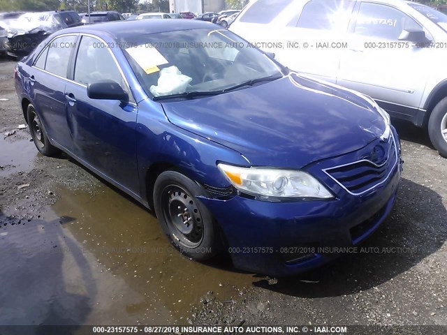 4T1BF3EK0AU509899 - 2010 TOYOTA CAMRY SE/LE/XLE BLUE photo 1