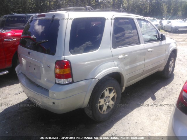 1FMCU94145KD74630 - 2005 FORD ESCAPE LIMITED GRAY photo 4