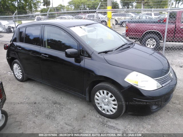 3N1BC13E19L490089 - 2009 NISSAN VERSA S/SL BLACK photo 1