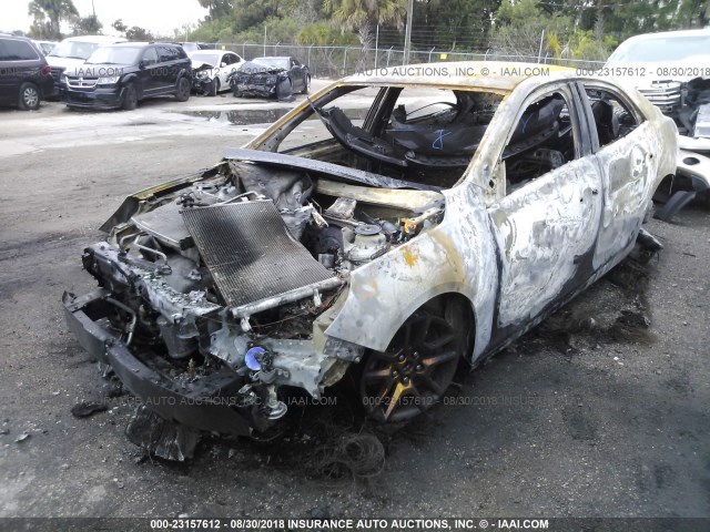 1G11C5SL7FF181306 - 2015 CHEVROLET MALIBU 1LT შავი ფოტო 2