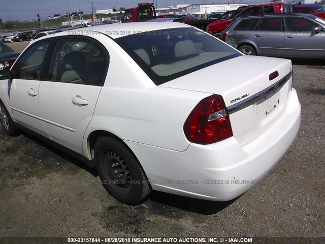1G1ZS57F97F145286 - 2007 CHEVROLET MALIBU LS Ağ foto 3