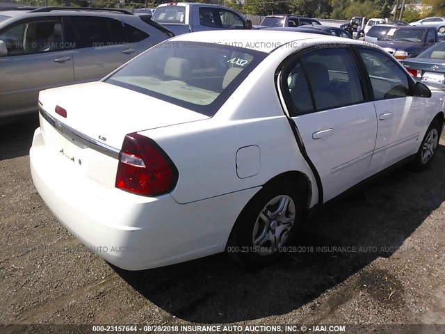 1G1ZS57F97F145286 - 2007 CHEVROLET MALIBU LS Ağ foto 4