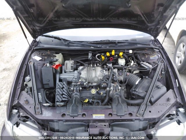 1G2WR52132F199505 - 2002 PONTIAC GRAND PRIX GTP MAROON photo 10