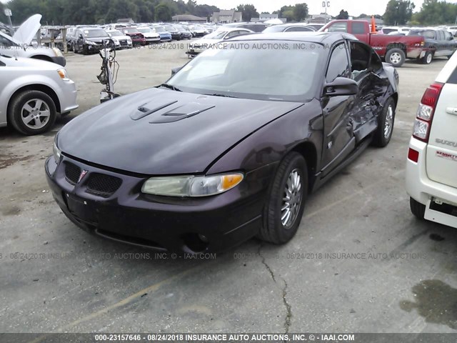 1G2WR52132F199505 - 2002 PONTIAC GRAND PRIX GTP MAROON photo 2