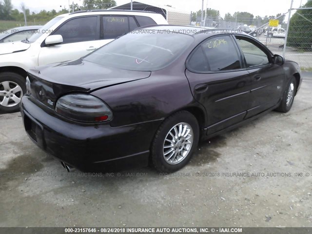 1G2WR52132F199505 - 2002 PONTIAC GRAND PRIX GTP MAROON photo 4