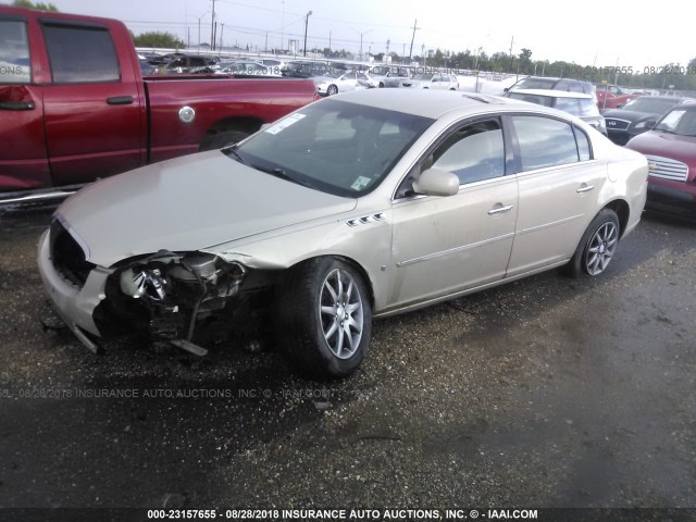 1G4HD57227U150251 - 2007 BUICK LUCERNE CXL GOLD photo 2