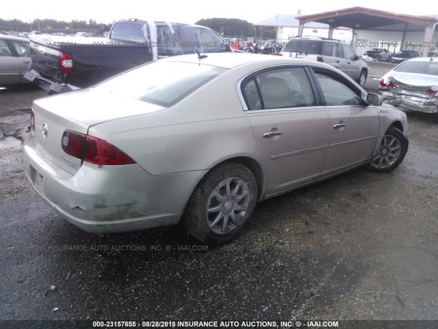 1G4HD57227U150251 - 2007 BUICK LUCERNE CXL GOLD photo 4