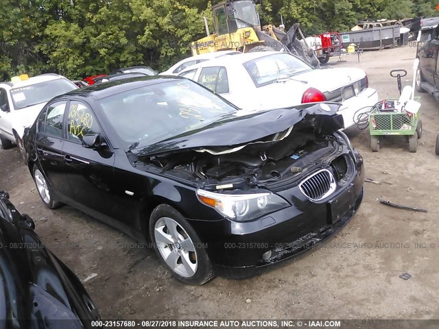 WBANF73547CU26378 - 2007 BMW 530 XI BLACK photo 1