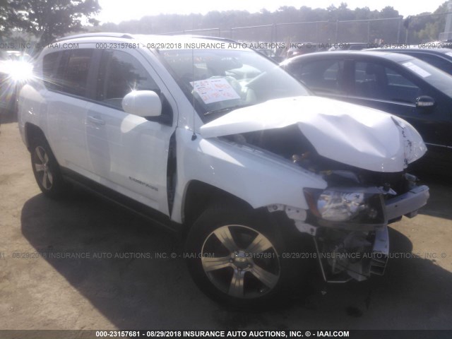 1C4NJDEB7GD730348 - 2016 JEEP COMPASS LATITUDE 白色 照片 1