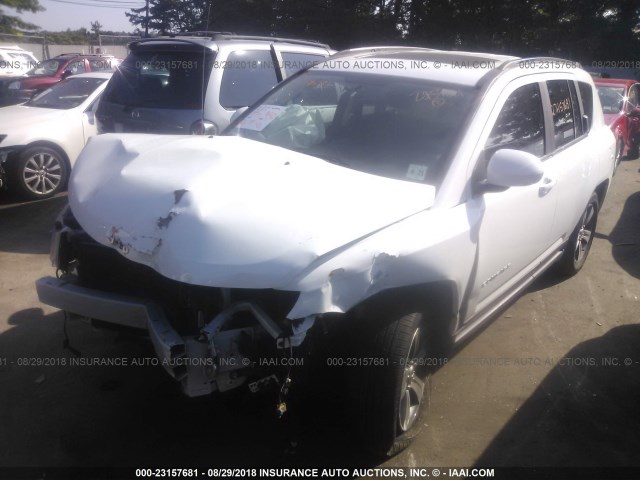 1C4NJDEB7GD730348 - 2016 JEEP COMPASS LATITUDE 白色 照片 2