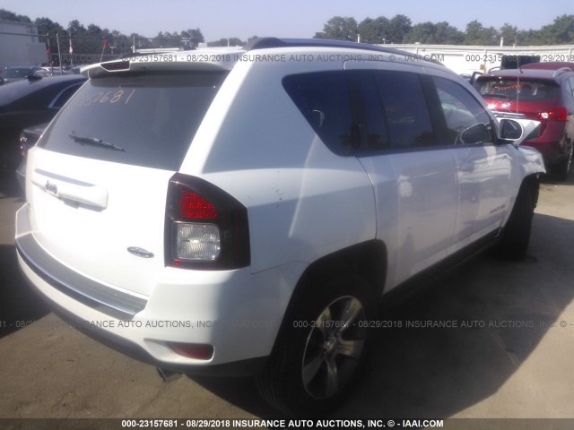 1C4NJDEB7GD730348 - 2016 JEEP COMPASS LATITUDE 白色 照片 4