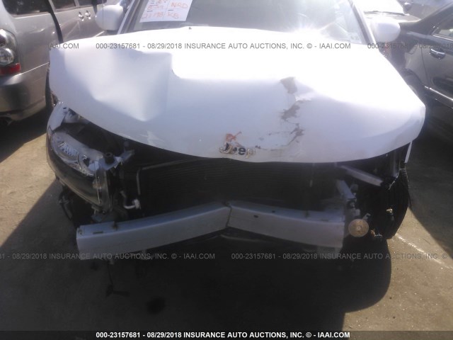 1C4NJDEB7GD730348 - 2016 JEEP COMPASS LATITUDE 白色 照片 6