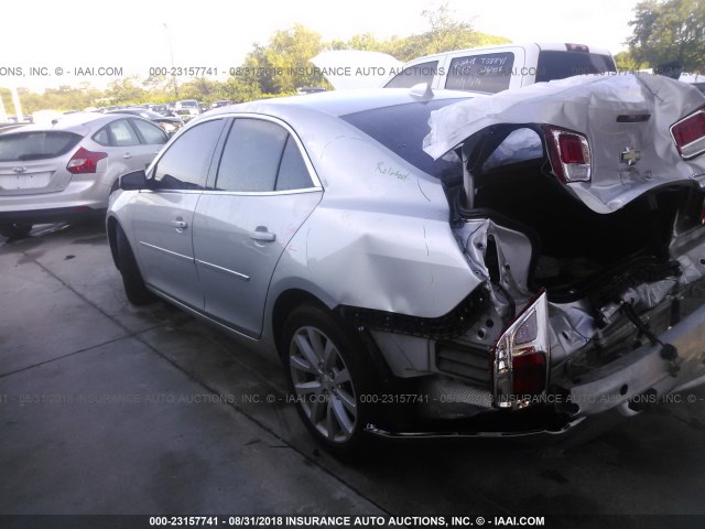 1G11E5SL7EF141901 - 2014 CHEVROLET MALIBU 2LT SILVER photo 3