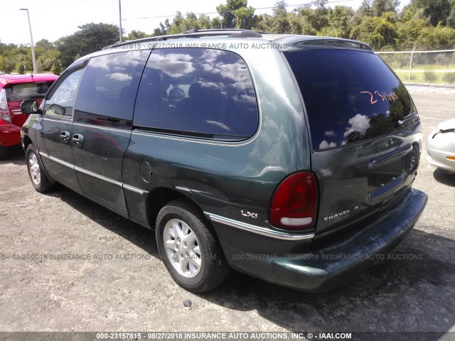 1C4GP64L4VB285718 - 1997 CHRYSLER TOWN & COUNTRY LXI GREEN photo 3