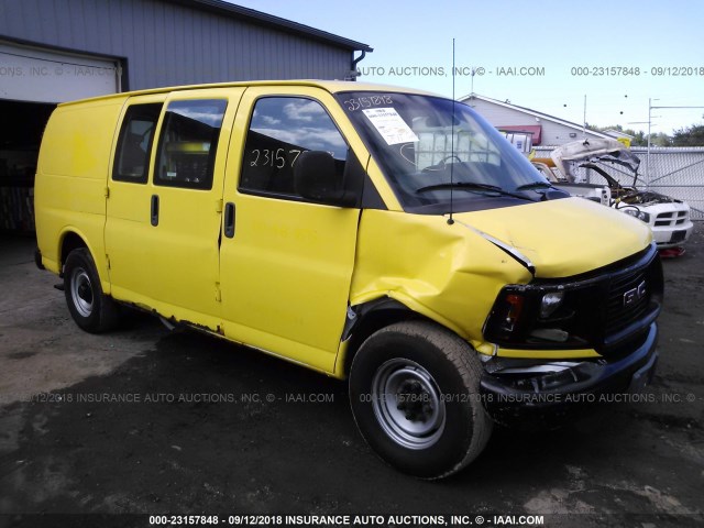 1GTHG35R221109497 - 2002 GMC SAVANA G3500 YELLOW photo 1