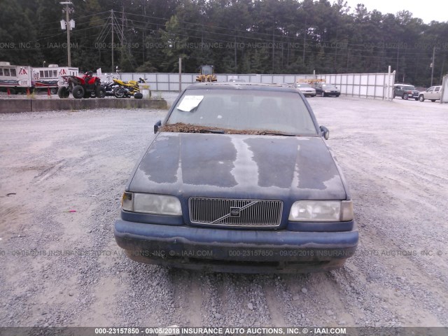 YV1LS555XV1400930 - 1997 VOLVO 850 BLUE photo 6