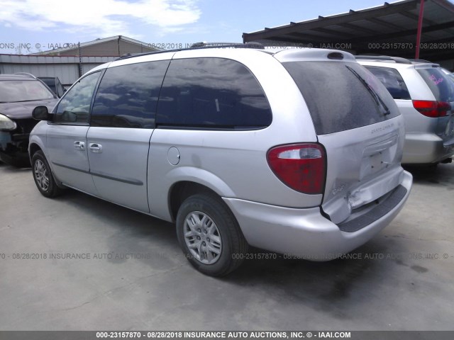 1D4GP44383B301147 - 2003 DODGE GRAND CARAVAN SPORT SILVER photo 3