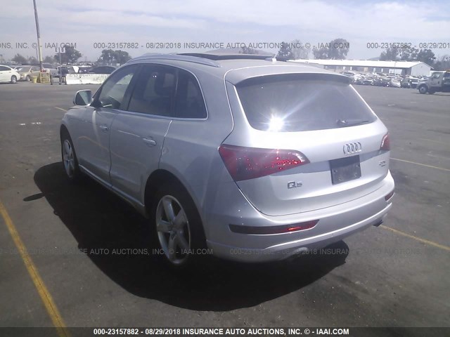 WA1LFAFP2CA052731 - 2012 AUDI Q5 PREMIUM PLUS SILVER photo 3